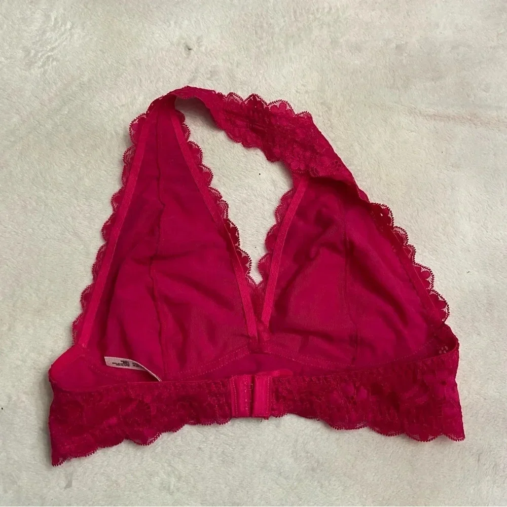 Intimately Free People Last Dance Lace Halter Bralette 28384